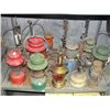 Image 1 : Shelf lot of assorted vintage lanterns