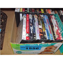 Box of DVD movies