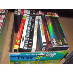 Box of DVD movies