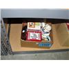 Image 1 : Box of music boxes, hand painted tea pot and
