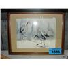 Image 1 : Framed original water color painting signed by