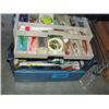 Image 1 : Fishermans tackle box and contents