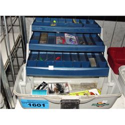 Fishermans tacklebox and contents