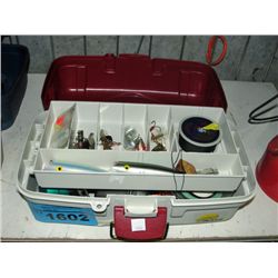 Fishermans tacklebox and contents