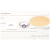 Image 1 : Amethyst cocktail ring set with 8 diamonds