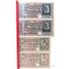 Image 1 : 4x Nazi German WW2 reichmark bills *no shipping available*