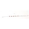 Image 1 : New genuine garnet sterling silver bracelet