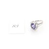 Image 1 : New genuine amethyst sterling silver ring