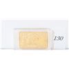 Image 1 : One troy ounce gold clad bar containing 100mls *no shipping available*