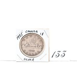 Canadian 1935 silver dollar *no shipping available*