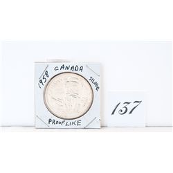 1958 canadian silver dollar (proof like) *no shipping available*