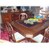 Image 1 : Antique 9pc walnut dining room suite;