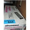 Image 1 : Box of sylvania halogen light tubes