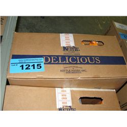 One case of kettle brand potato chips