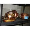 Image 1 : Shelf lot of copper wares