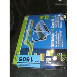 Speed booster wireless G broadband router
