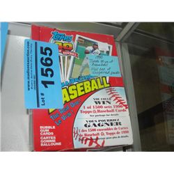 1990 topps 40 years of baseball collectors cards