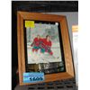 Image 1 : Framed montreal canadians print on mirror