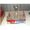 Image 1 : 7pc glass drink set