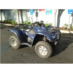 2007 HONDA TRX420TM 4x4 ATV GAS POWERED AUTOMATIC (POLICE ISSUED)