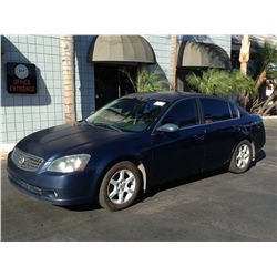 2005 NISSAN ALTIMA