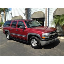 2001 CHEVROLET SUBURBAN
