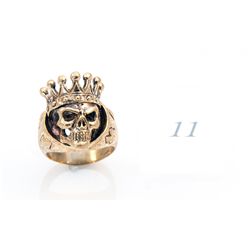 Skull Poker ring