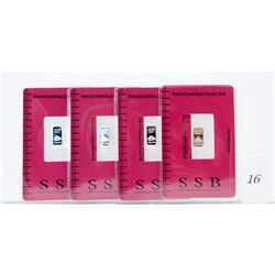 4x.999 Solid Silver Australian Mint Bars *NO SHIPPING AVAILABLE*