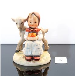 Hummel figurine - little girl with lamb, made in