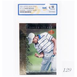 2001 upper deck golf tiger woods collectors card