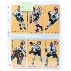 Parkhurst reprint missing link blackhawks team set