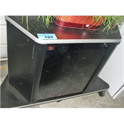 VFI rolling TV entertainment cabinet