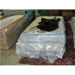 New old stock single size mattress and boxspring