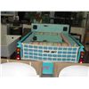Image 1 : Turqouise truck box double size bed complete with