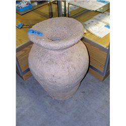 Heavy ceramic urn style flower vase