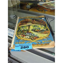 Vintage scrap book filled with hollywood nostalgia