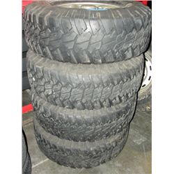 Set of 4 goodyear wrangler mud and snow size