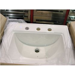 New white vanity basin