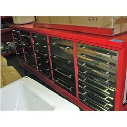 30 drawer 40" hanging wall 10F heavy duty metal