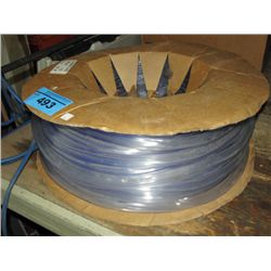 Roll of clear plastic molding