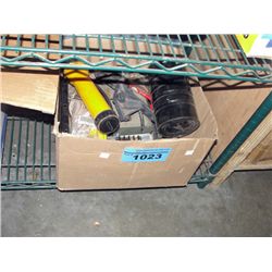 Box of assorted electrical items