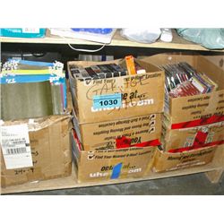 Shelf lot of assorted computer DVDs VHS books