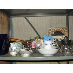 Shelf lot of assorted collectables, misc and