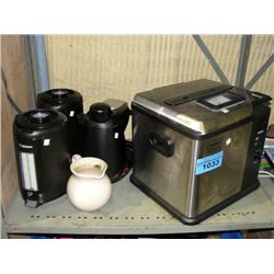 Butterball electric turkey frier, coffee maker,