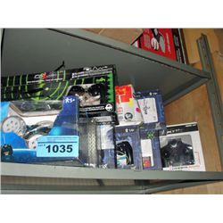 Shelf lot of assorted radio controlled helicopters