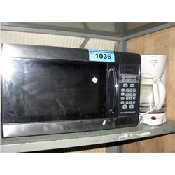 Hamilton beach stainless steel front microwave
