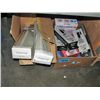 Image 1 : 2 boxes of misc items; towel bars, electric ice