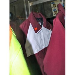 New burgandy and white jacket