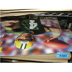 Shelf lot of assorted pepsi cola advertisment