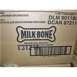 One case of milk bone crunchie dog snacks